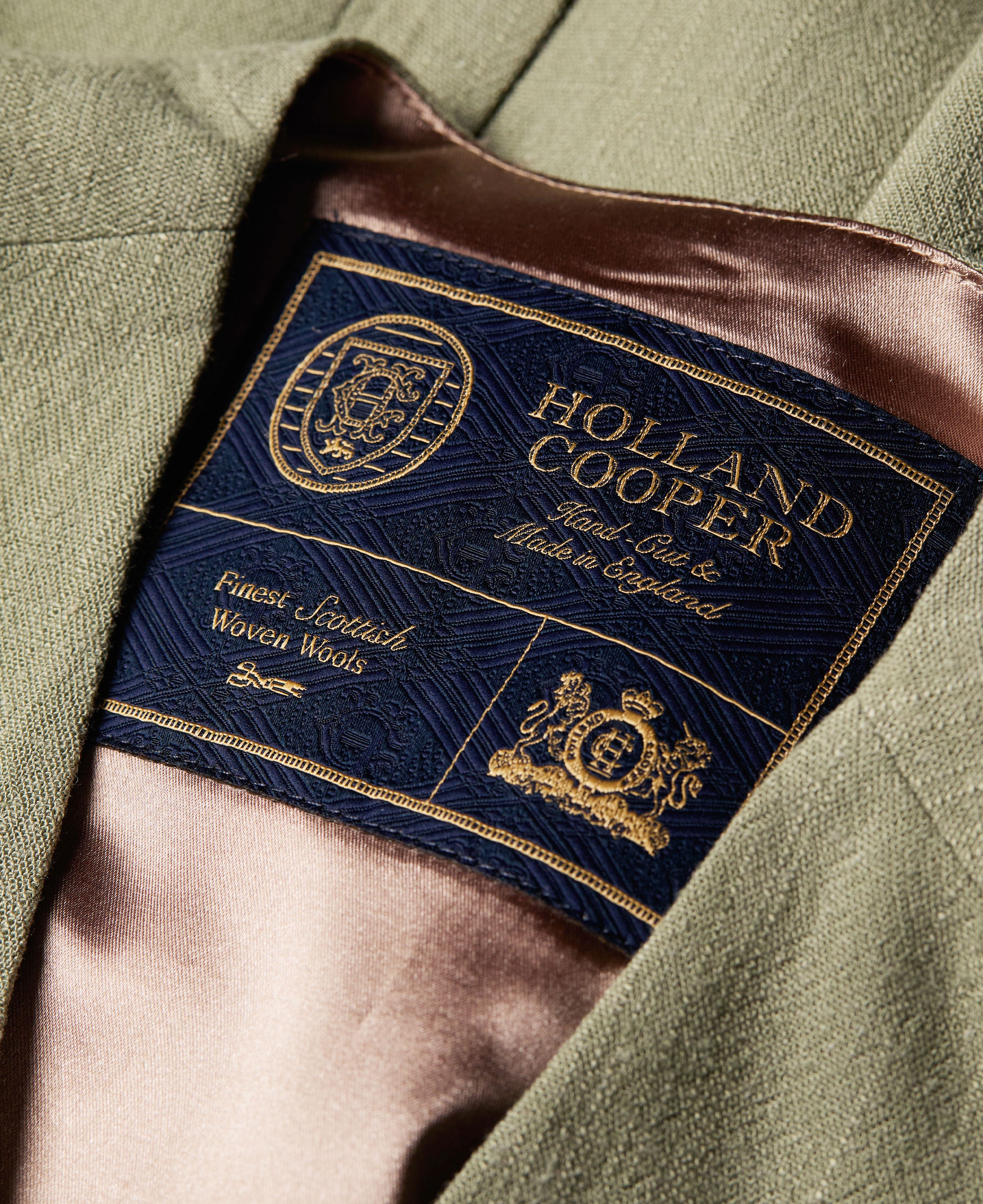 Hampton Waistcoat - Sage Linen