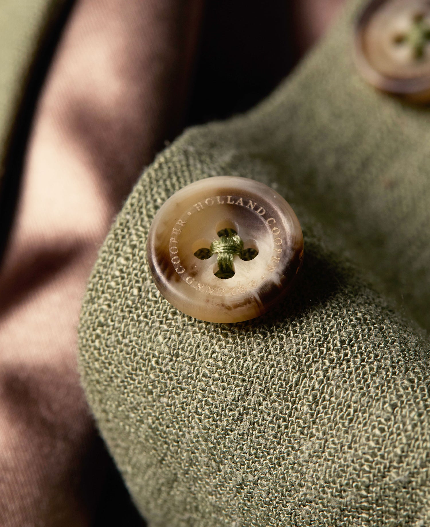 Hampton Waistcoat - Sage Linen