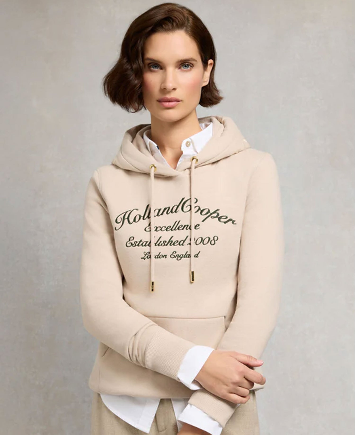 Ivy League Hoodie - Stone