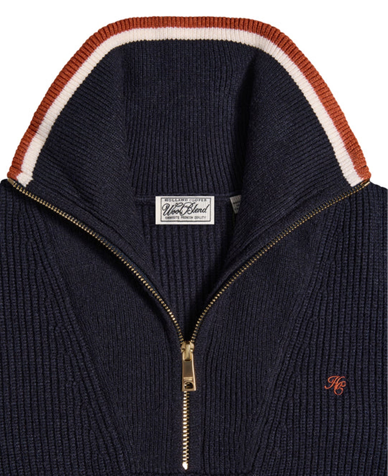 Jessica Quarter Zip Knit - Ink Navy