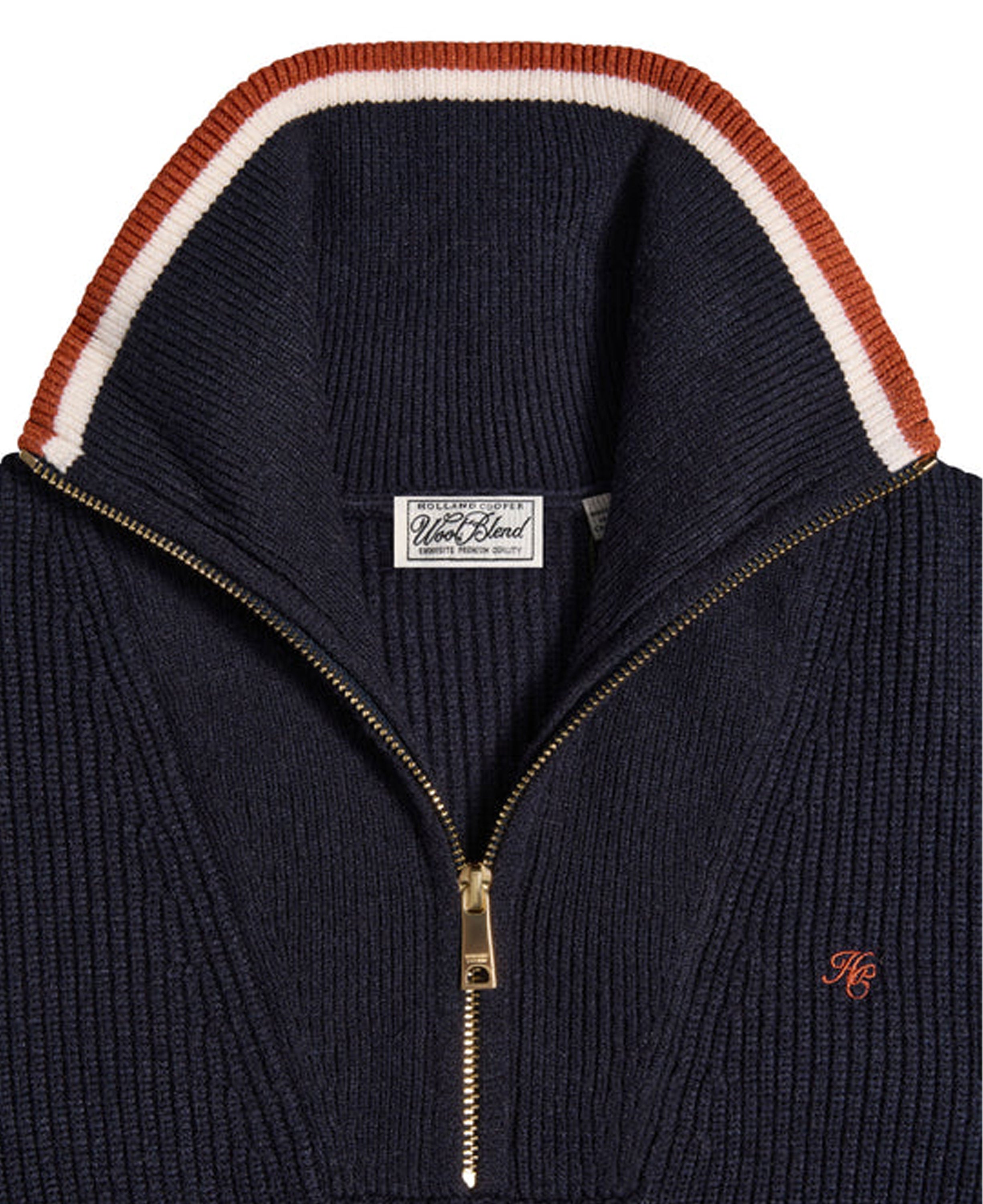 Jessica Quarter Zip Knit - Ink Navy