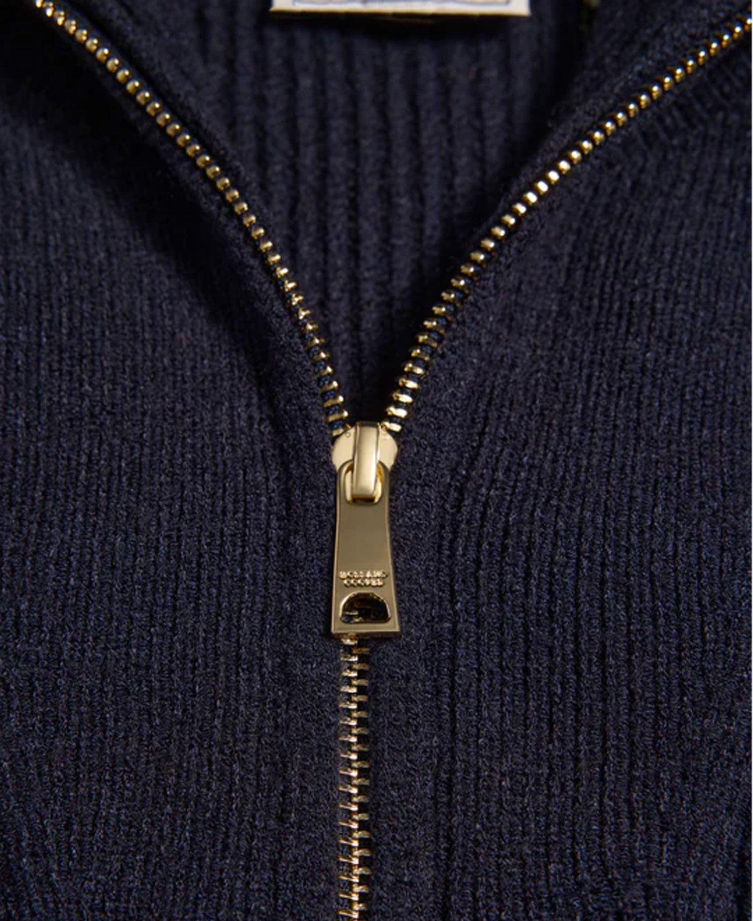 Jessica Quarter Zip Knit - Ink Navy