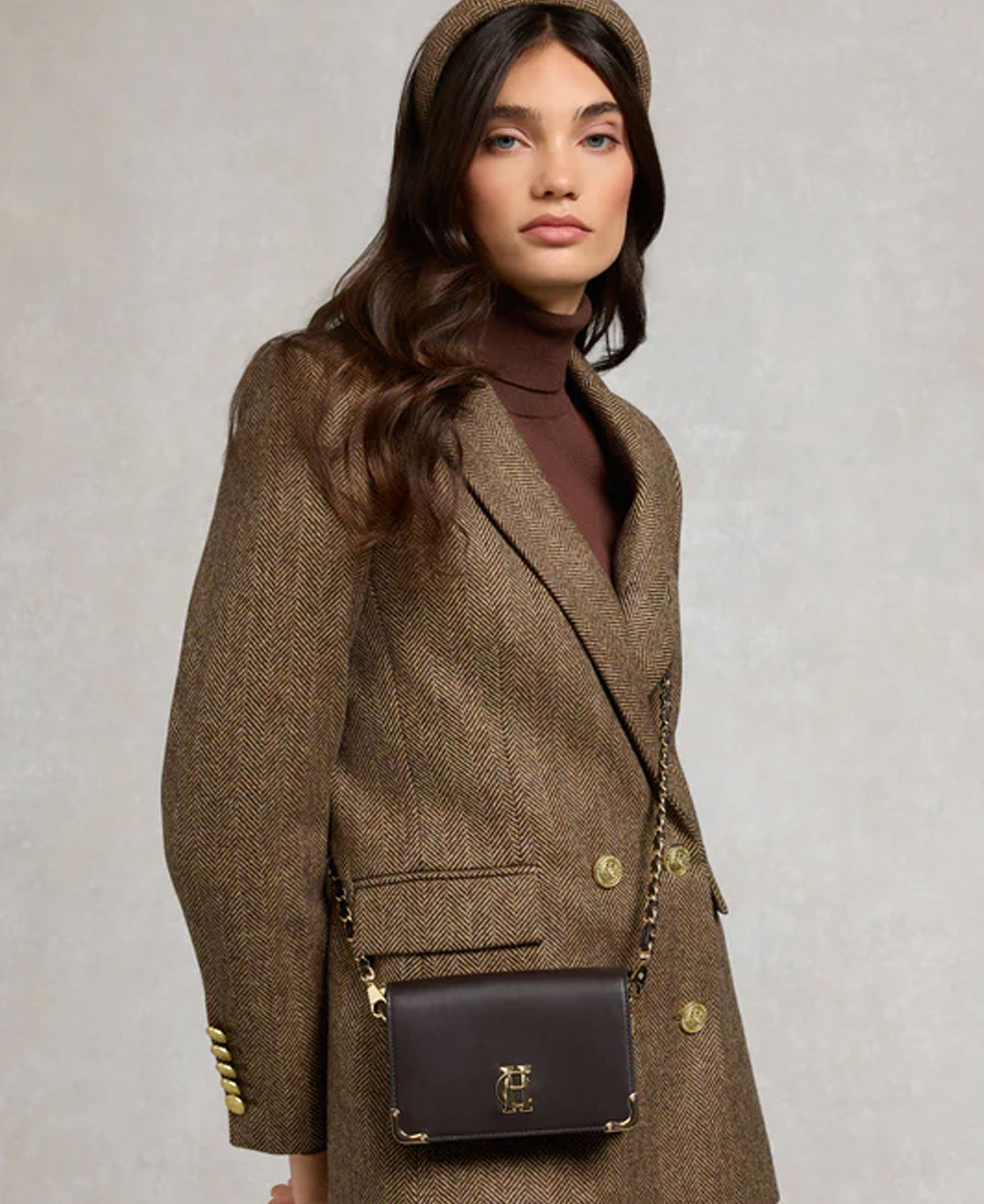 Kensington Crossbody Bag - Chocolate Leather