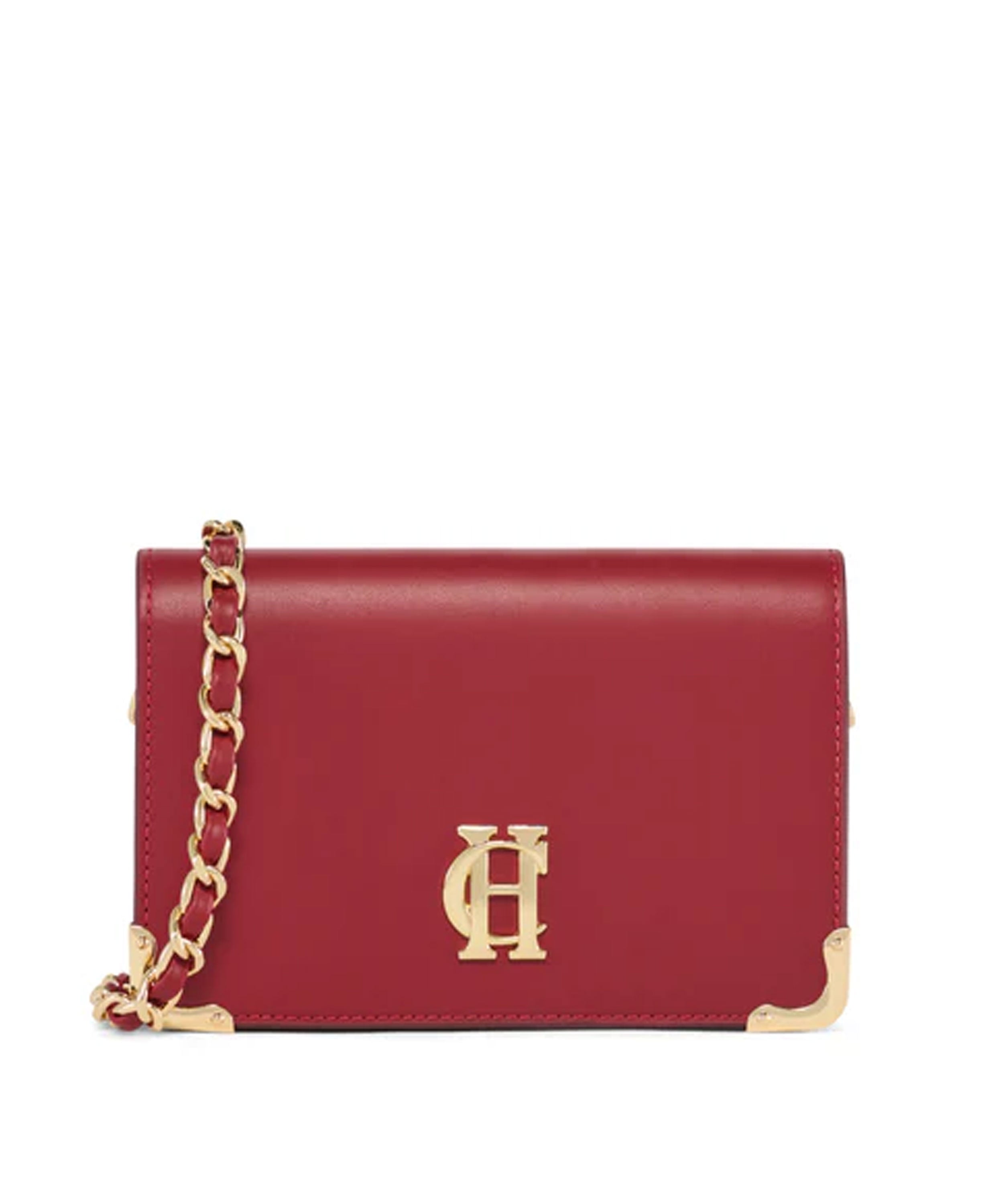 Kensington Crossbody Bag - Deep Red Leather