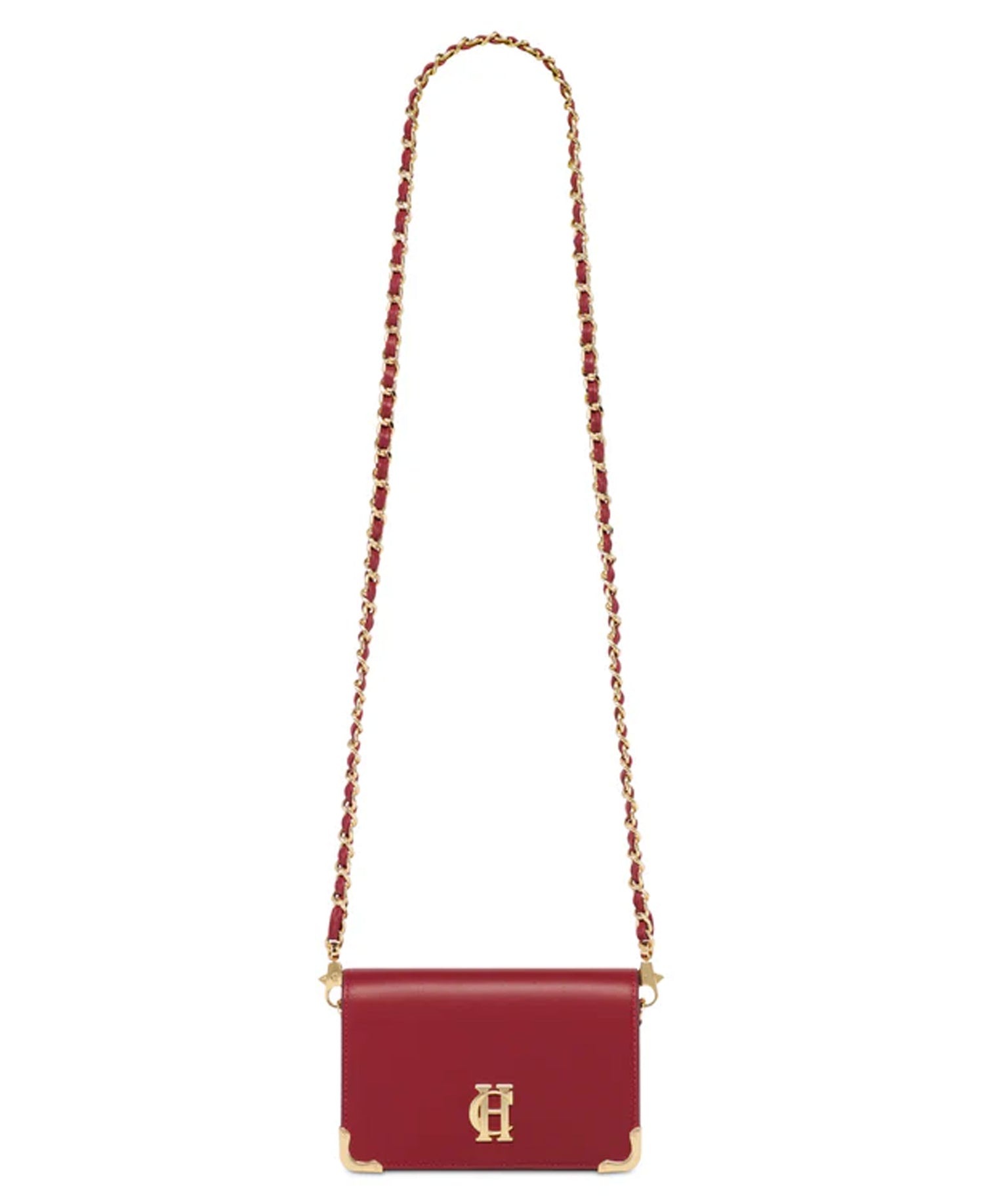 Kensington Crossbody Bag - Deep Red Leather