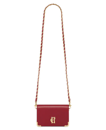 Kensington Crossbody Bag - Deep Red Leather