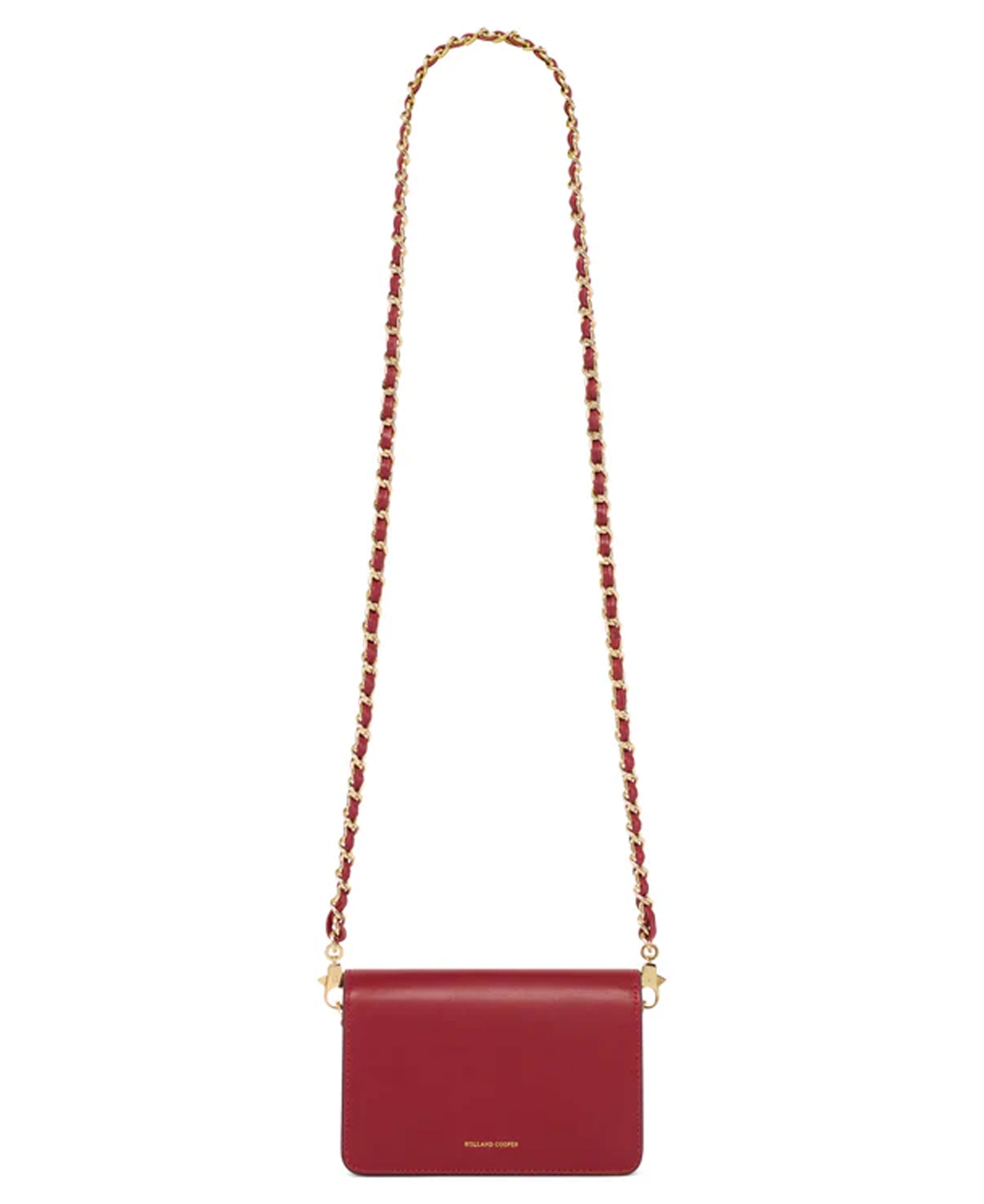 Kensington Crossbody Bag - Deep Red Leather