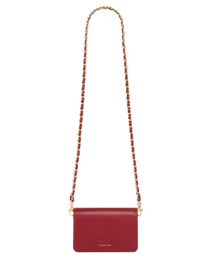 Kensington Crossbody Bag - Deep Red Leather