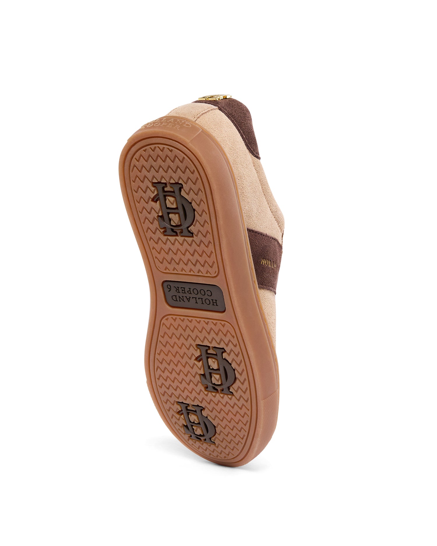 Knightsbridge Court Trainer - Taupe Dark Chocolate