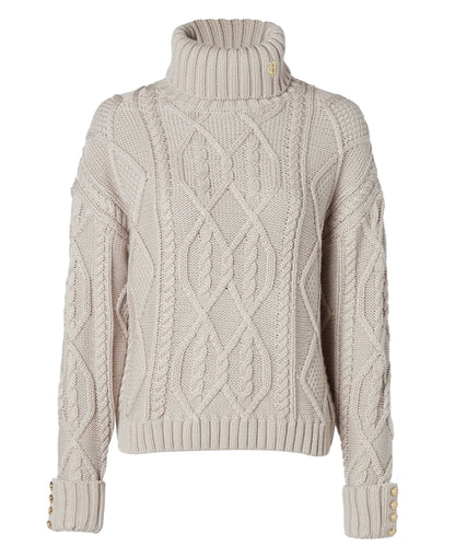 Noveli Cable Knit - Taupe