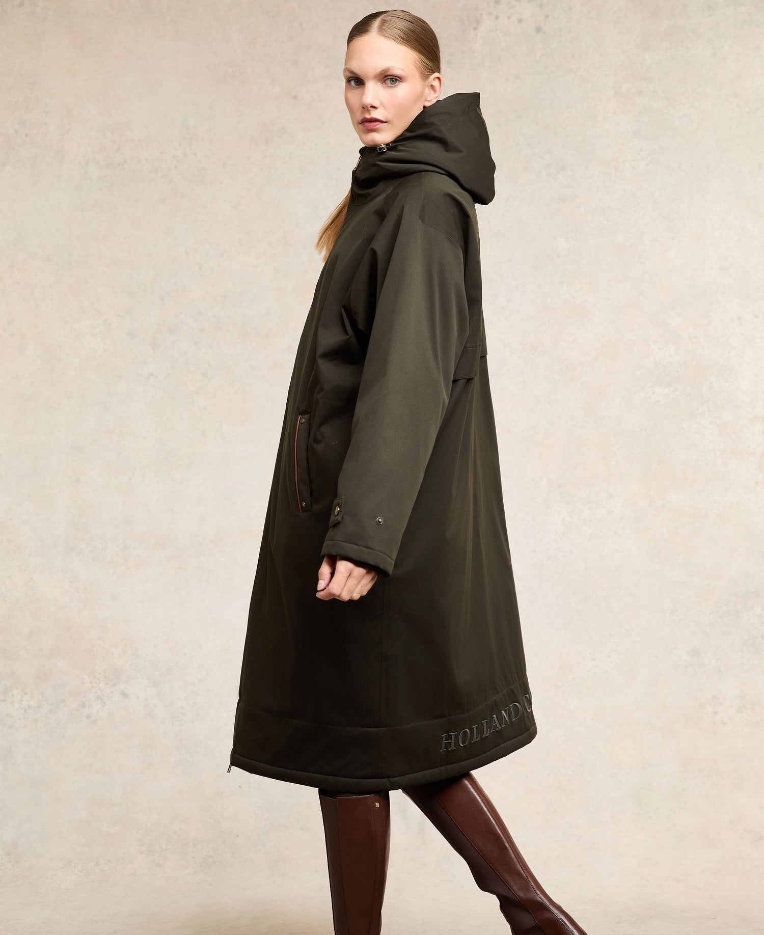 One-Size Waterproof Coat - Khaki