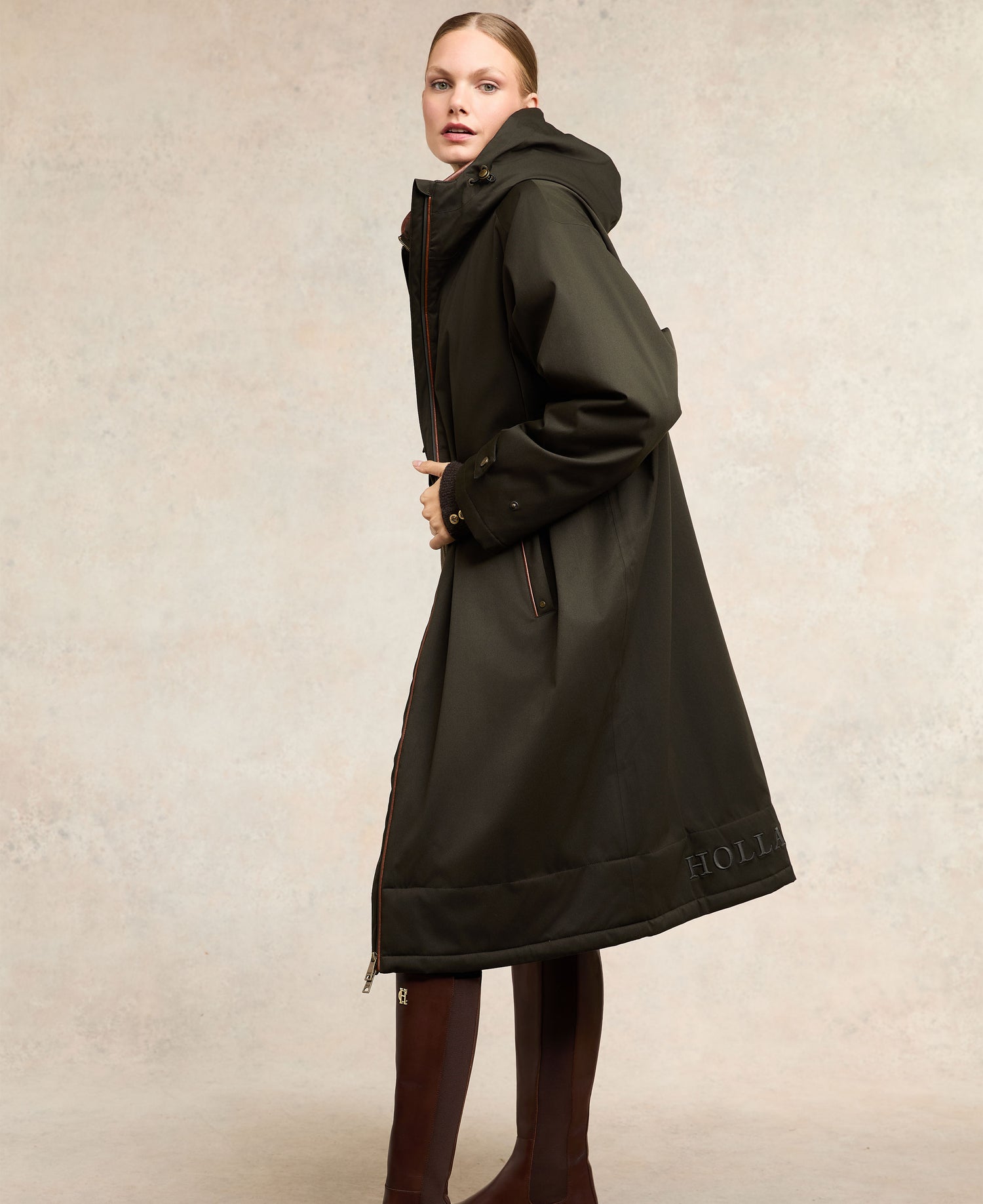 One-Size Waterproof Coat - Khaki
