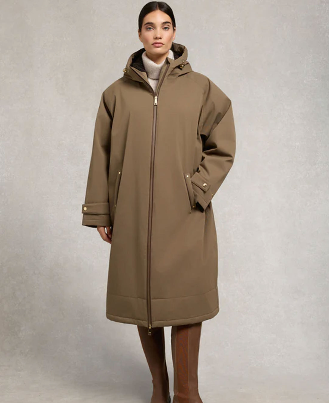 One-Size Waterproof Coat - Mink