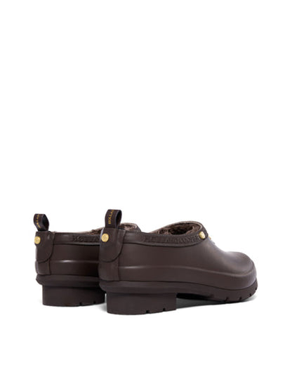 Sherpa Lined Gardening Loafer - Chocolate Matte Gold