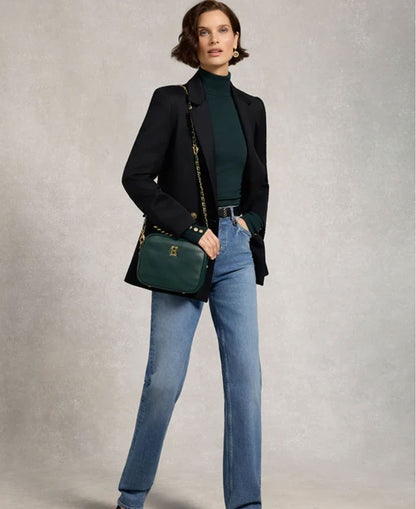 Soho Camera Bag - Emerald Leather