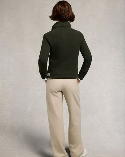 Sporting Goods Zip Henley - Racing Green