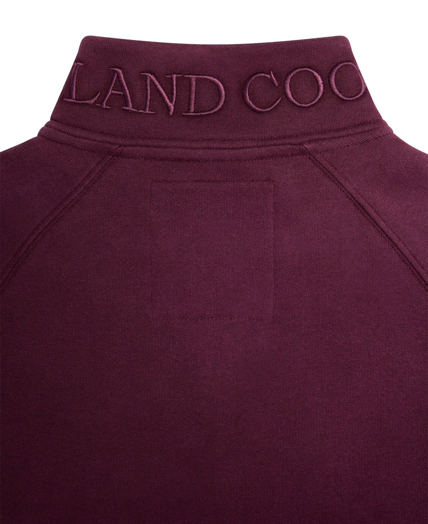 Sporting Goods Zip Henley Sweatshirt - Mulberry