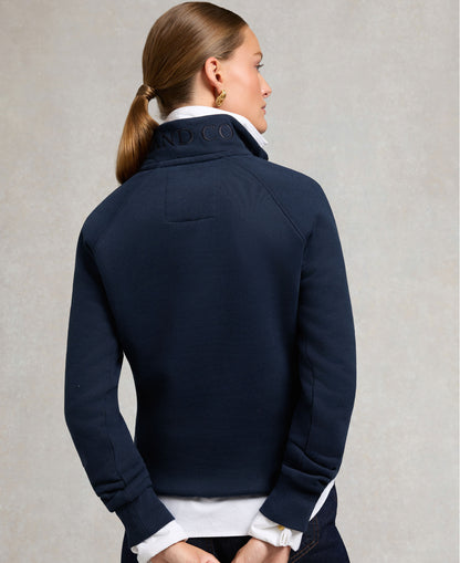Sporting Goods Zip Henley Sweatshirt - Ink Navy