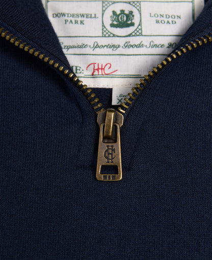 Sporting Goods Zip Henley Sweatshirt - Ink Navy