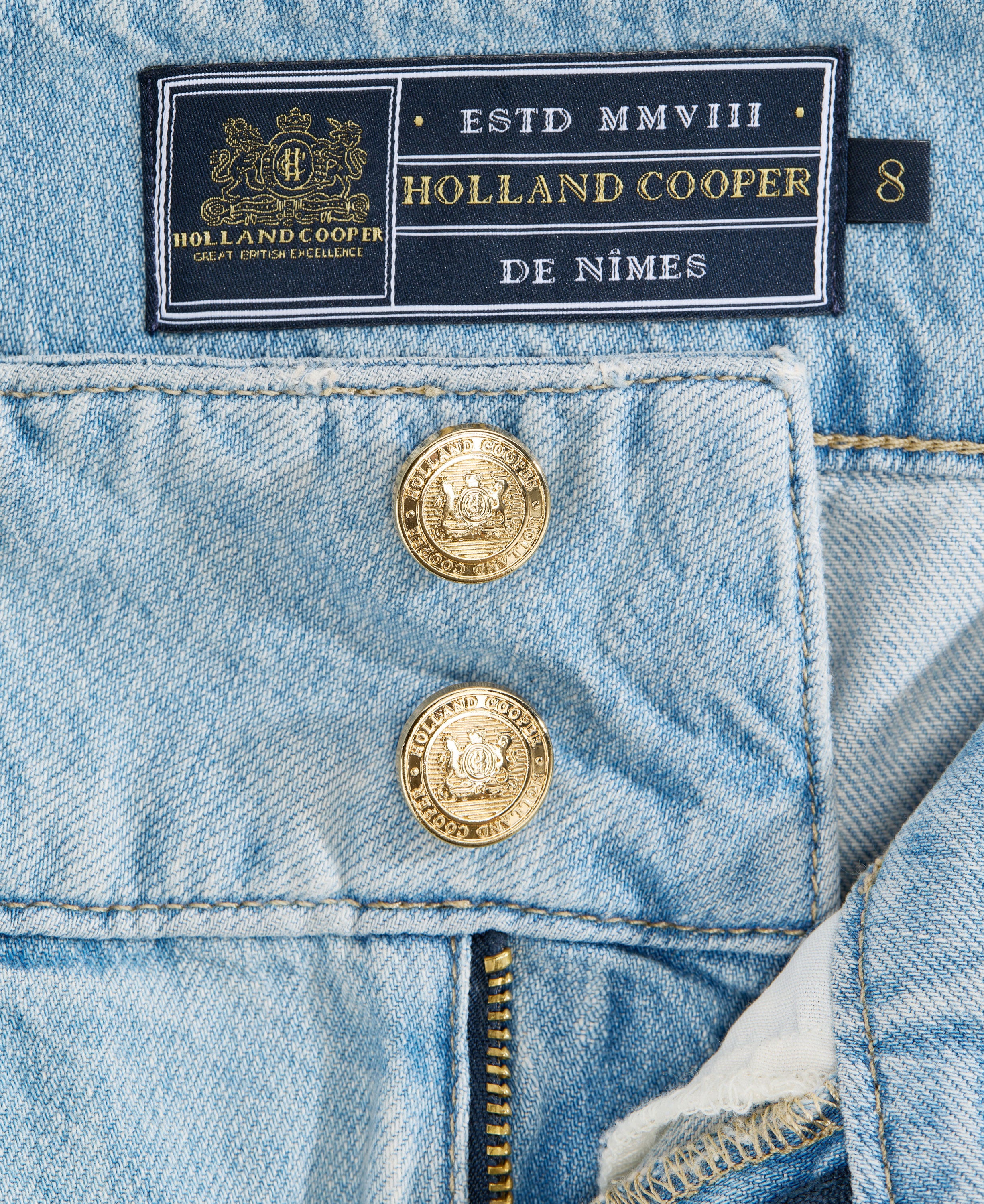 Tailored Wide Leg Jean - Vintage Indigo