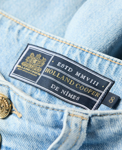 Tailored Wide Leg Jean - Vintage Indigo