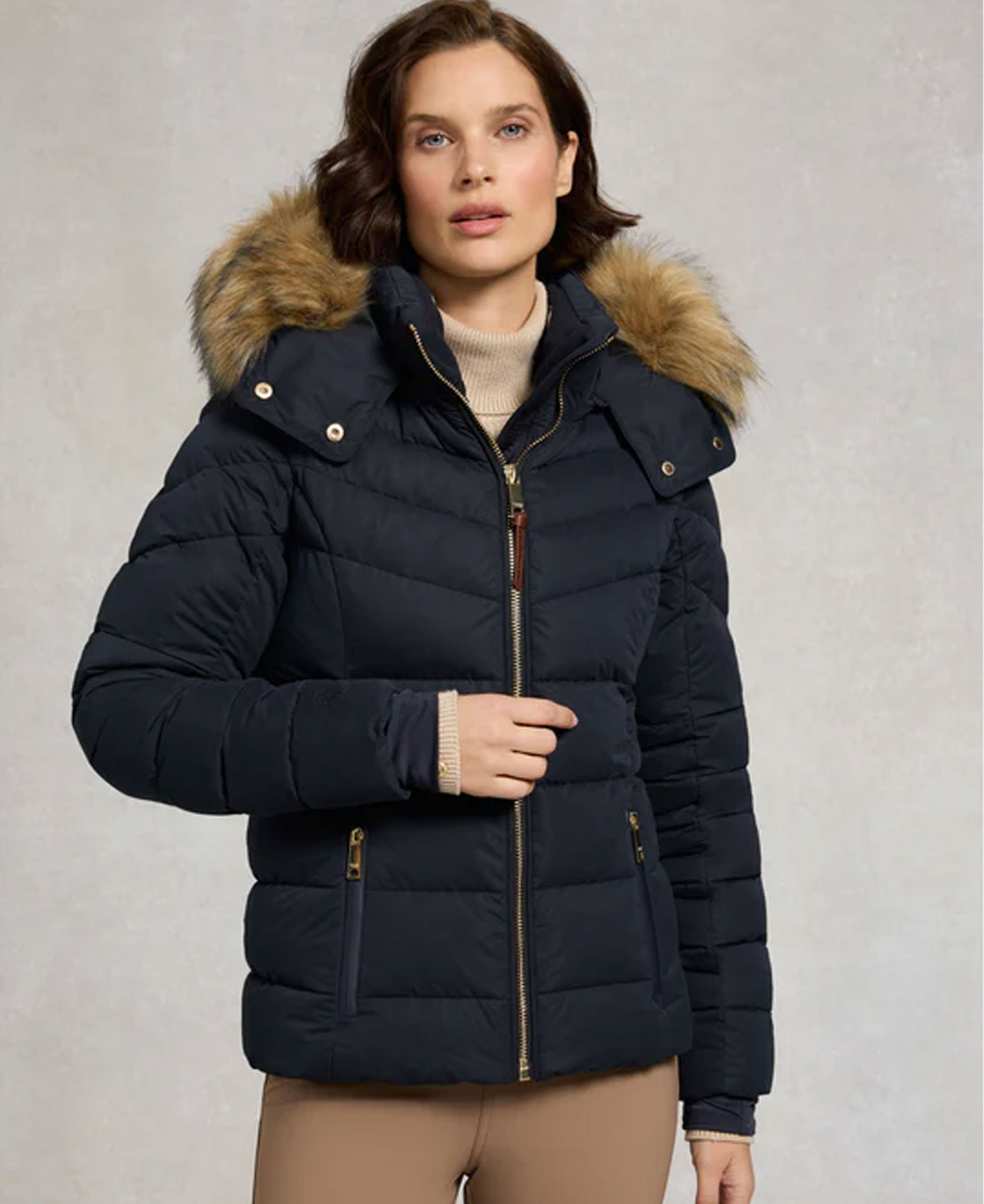 Whistler Puffer Jacket - Ink Navy Natural