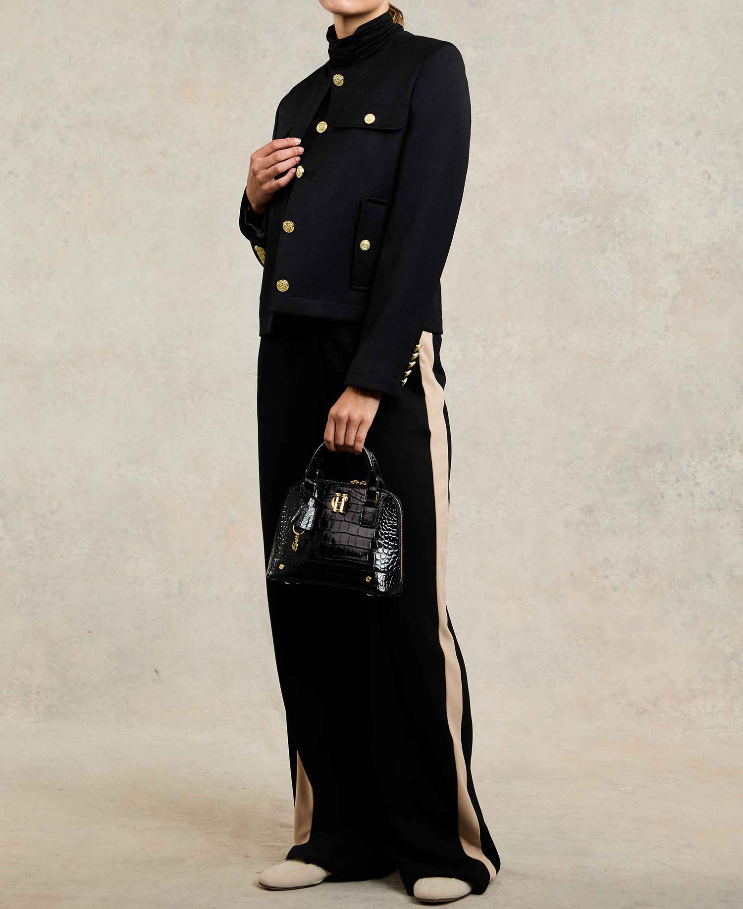 Wide Leg Pant - Black
