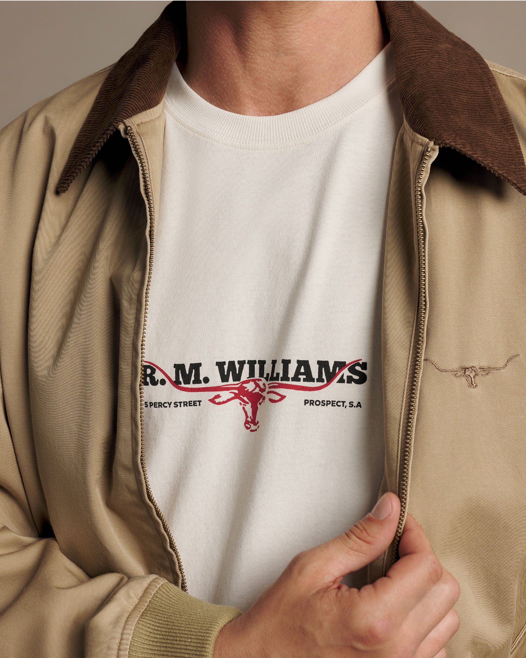 Holt T Shirt - Vintage White