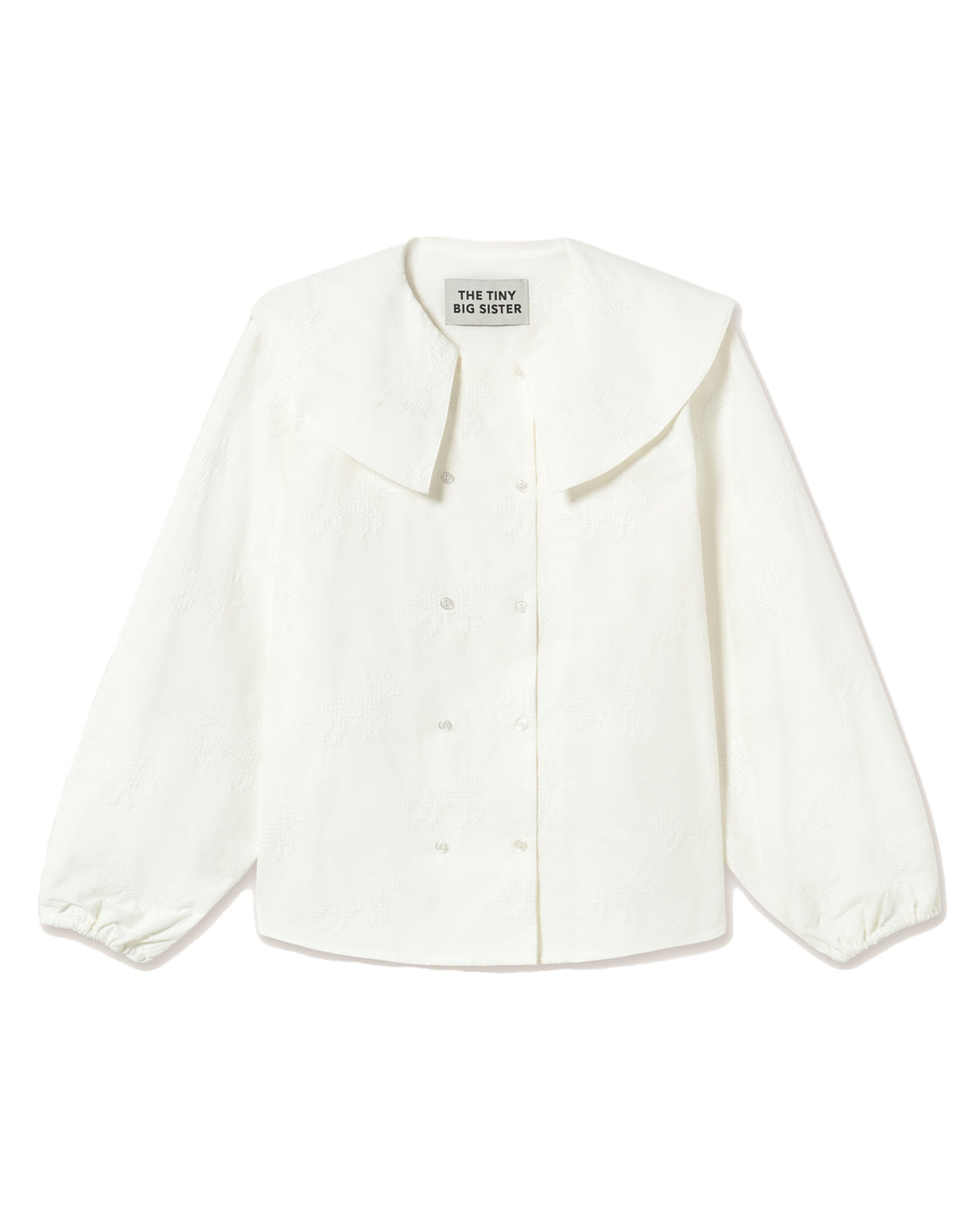 Horses Buttoned Blouse - Off-White