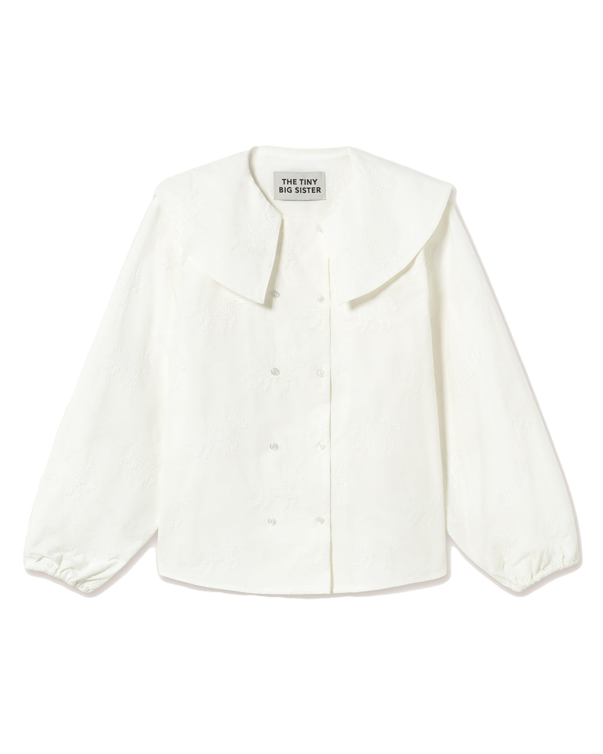Horses Buttoned Blouse - Off-White