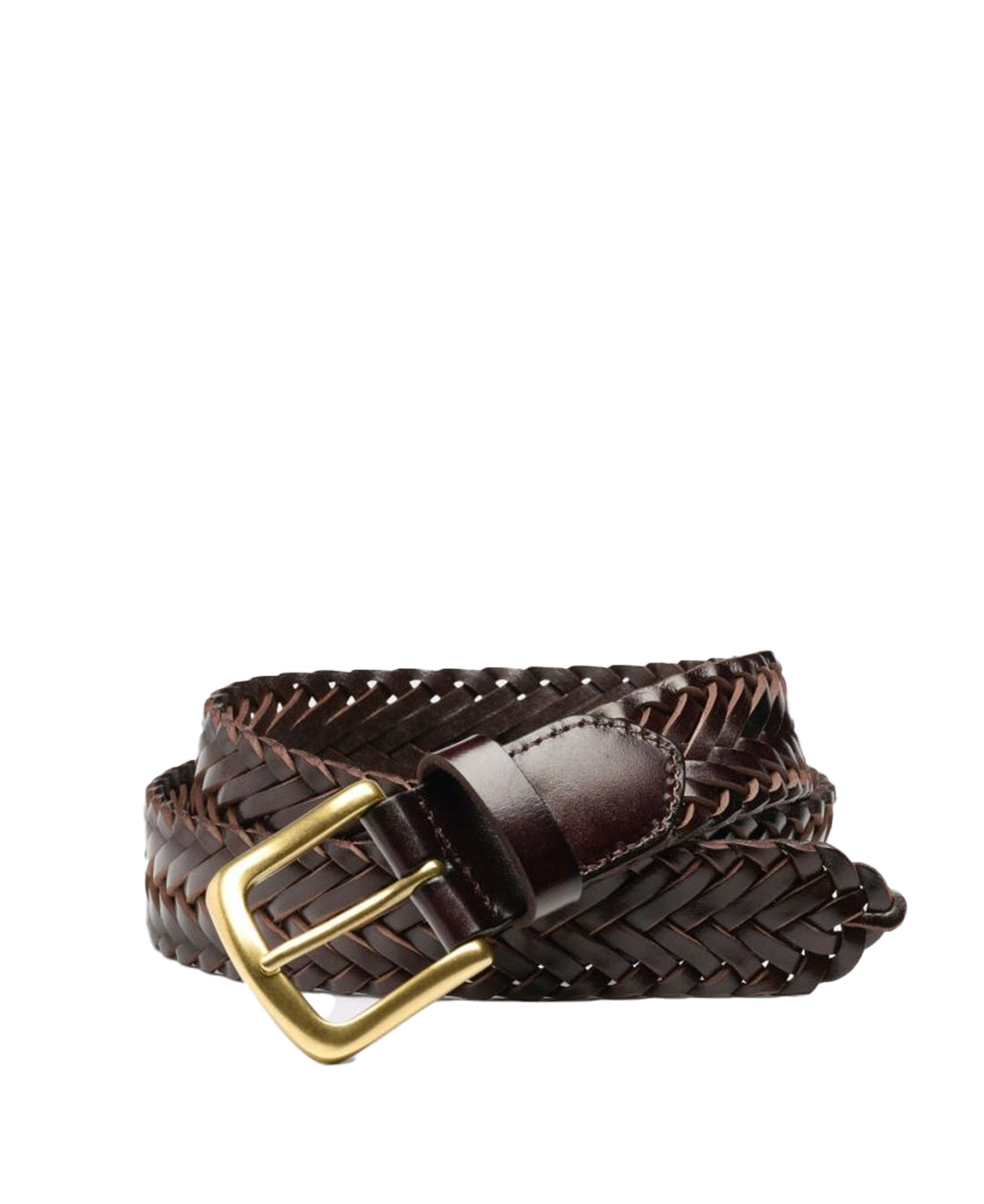 Braided Belt - Dark Brown