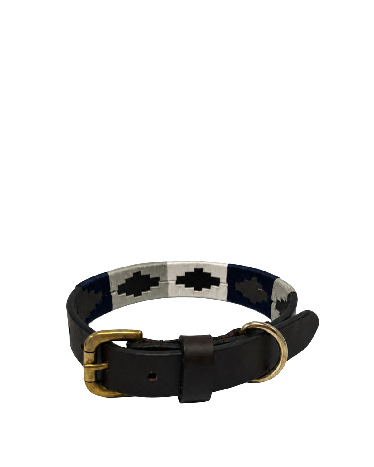 Ibex Polo Dog Collar - 0145/Cream &amp; Navy