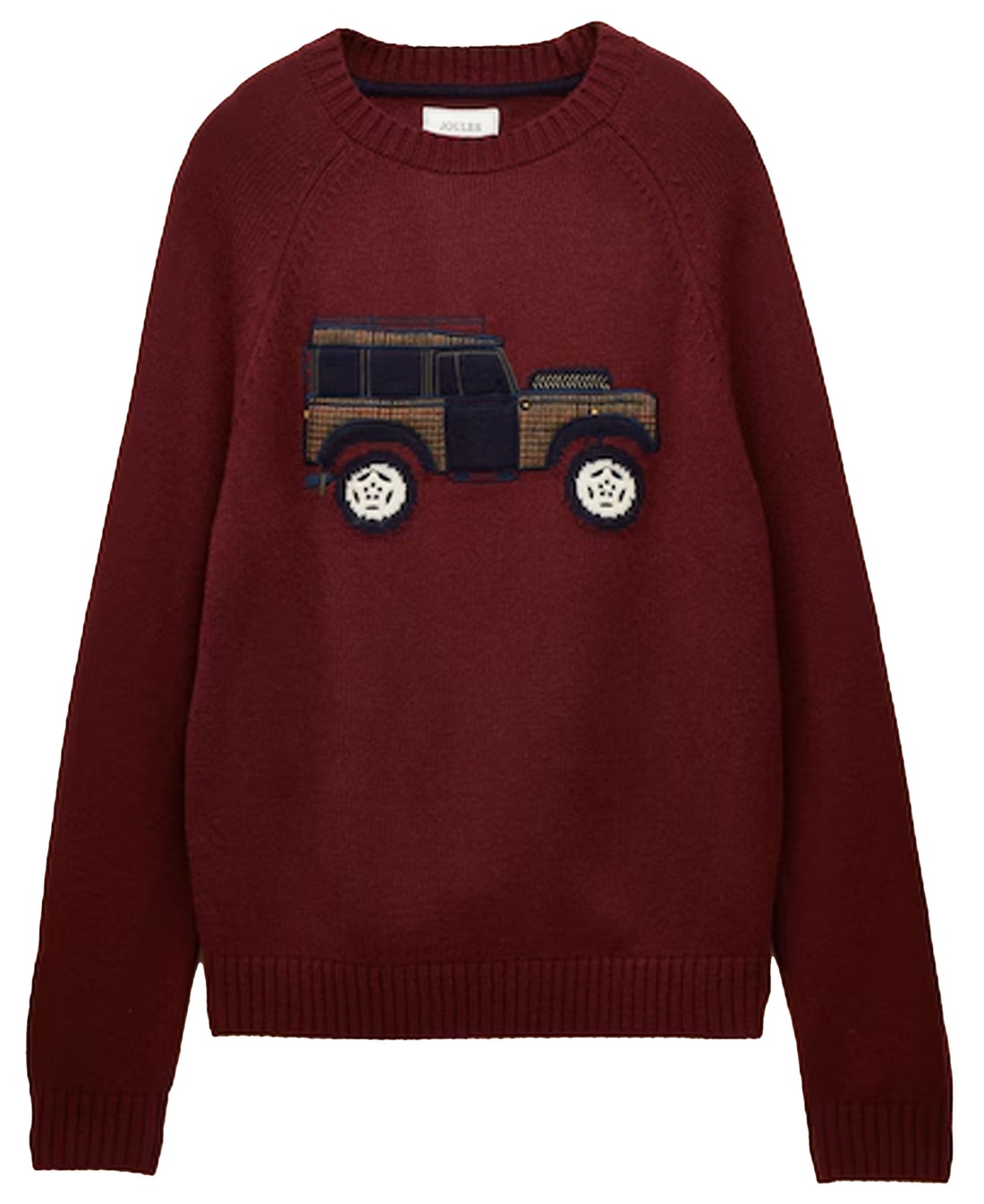 Offroad Crew Neck Jumper - Burgundy Red