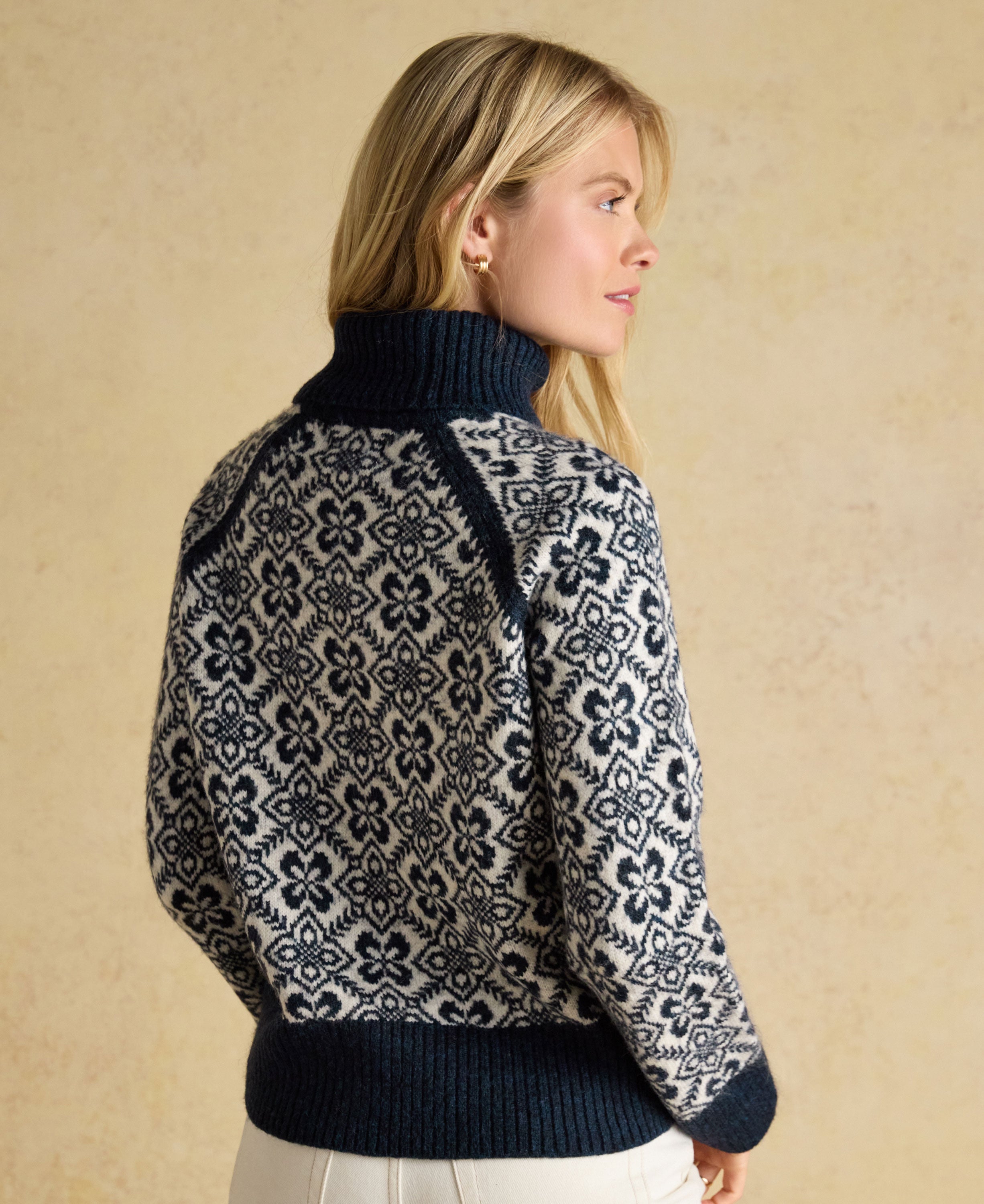 Addison - Cream/Navy