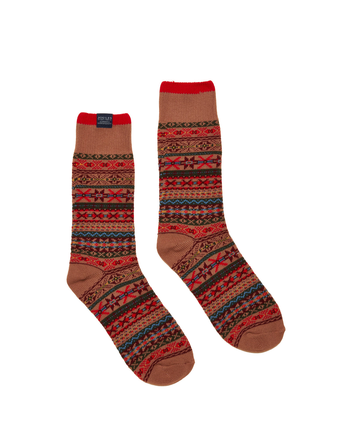 Alby Socks - Mocha &amp; Blue