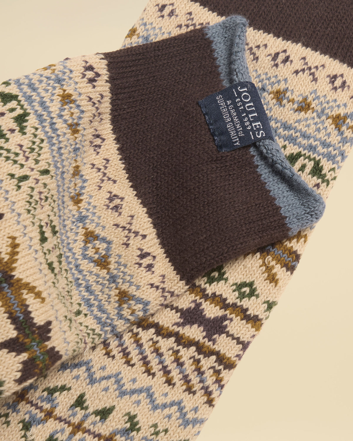 Alby Socks - Neutral &amp; Brown