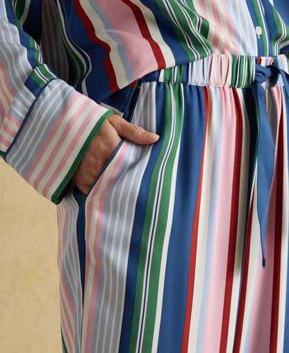 Alma Woven Pyjama Set - Multi