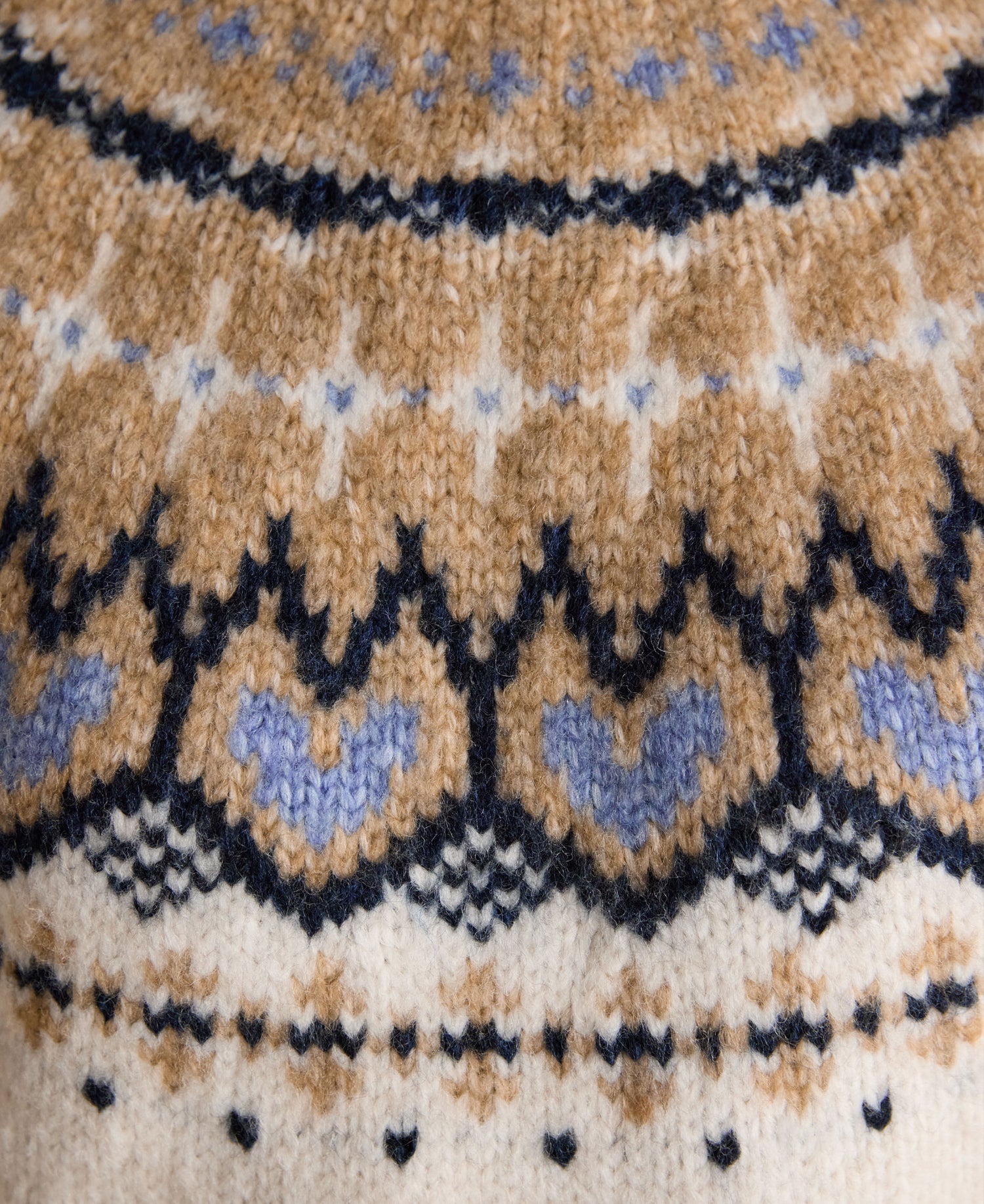 Charlie Fair Isle Knitted Jumper - Cream