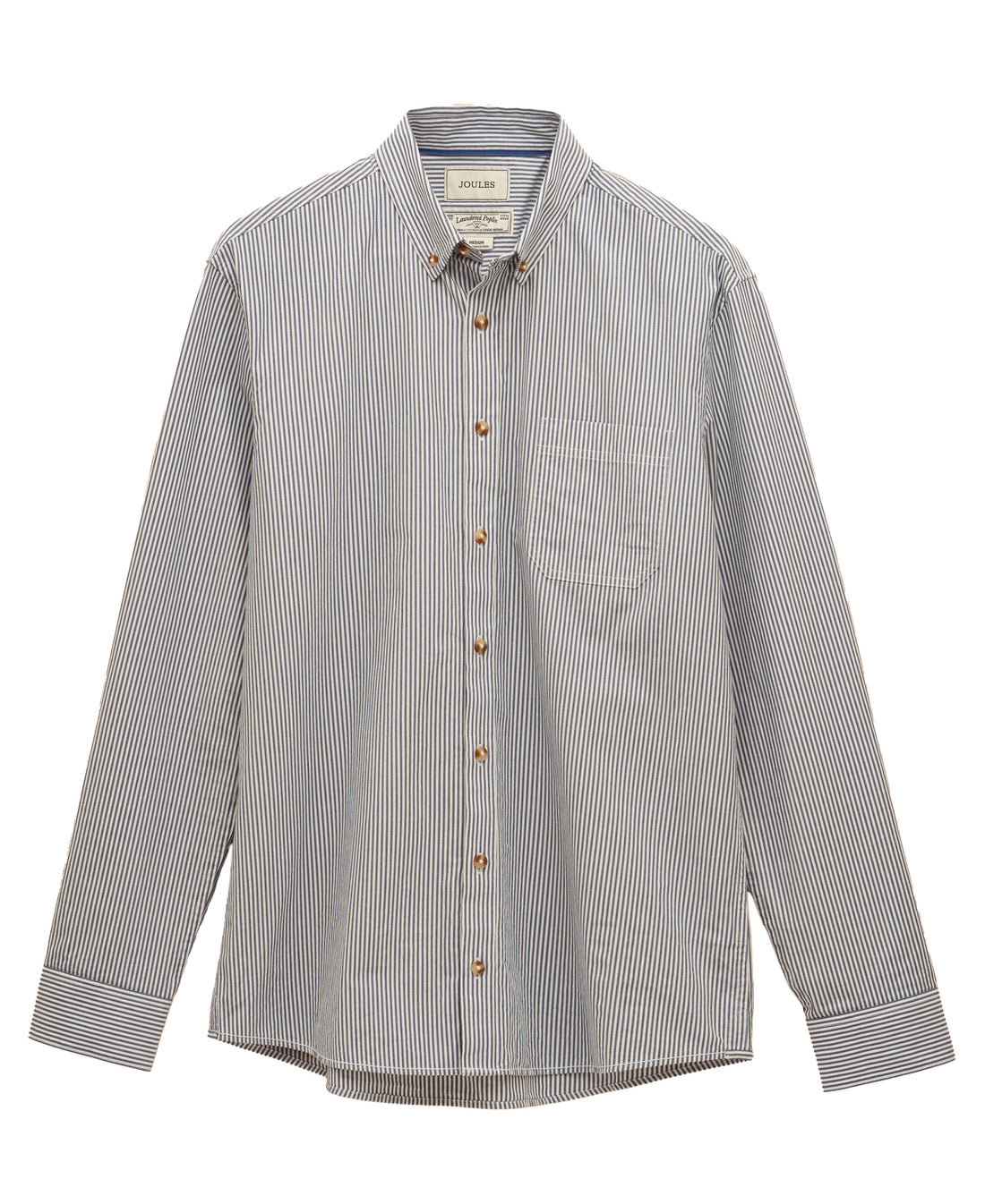 Classic Poplin Stripe Shirt - Navy