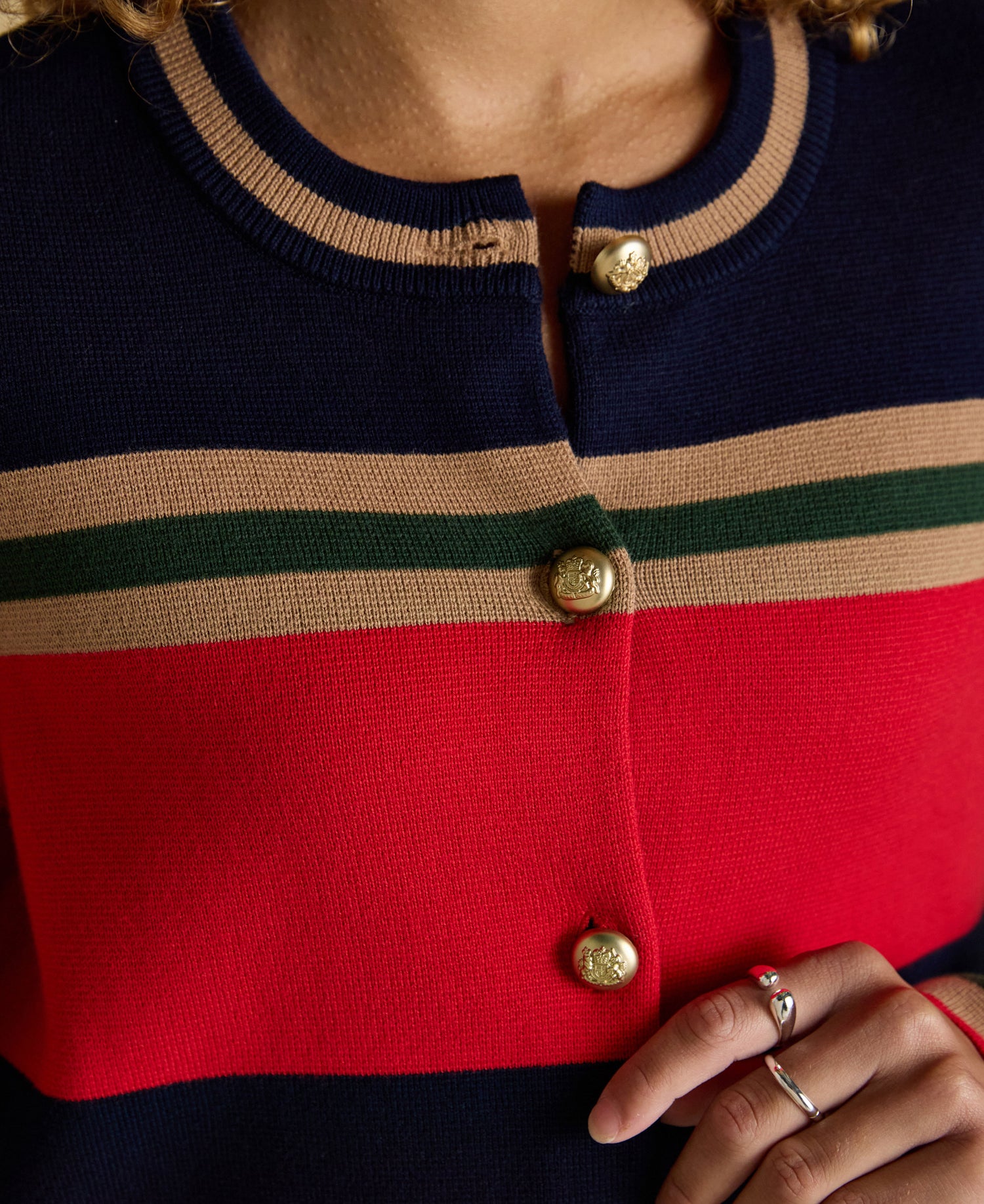 Constance Striped Cardigan - Multi