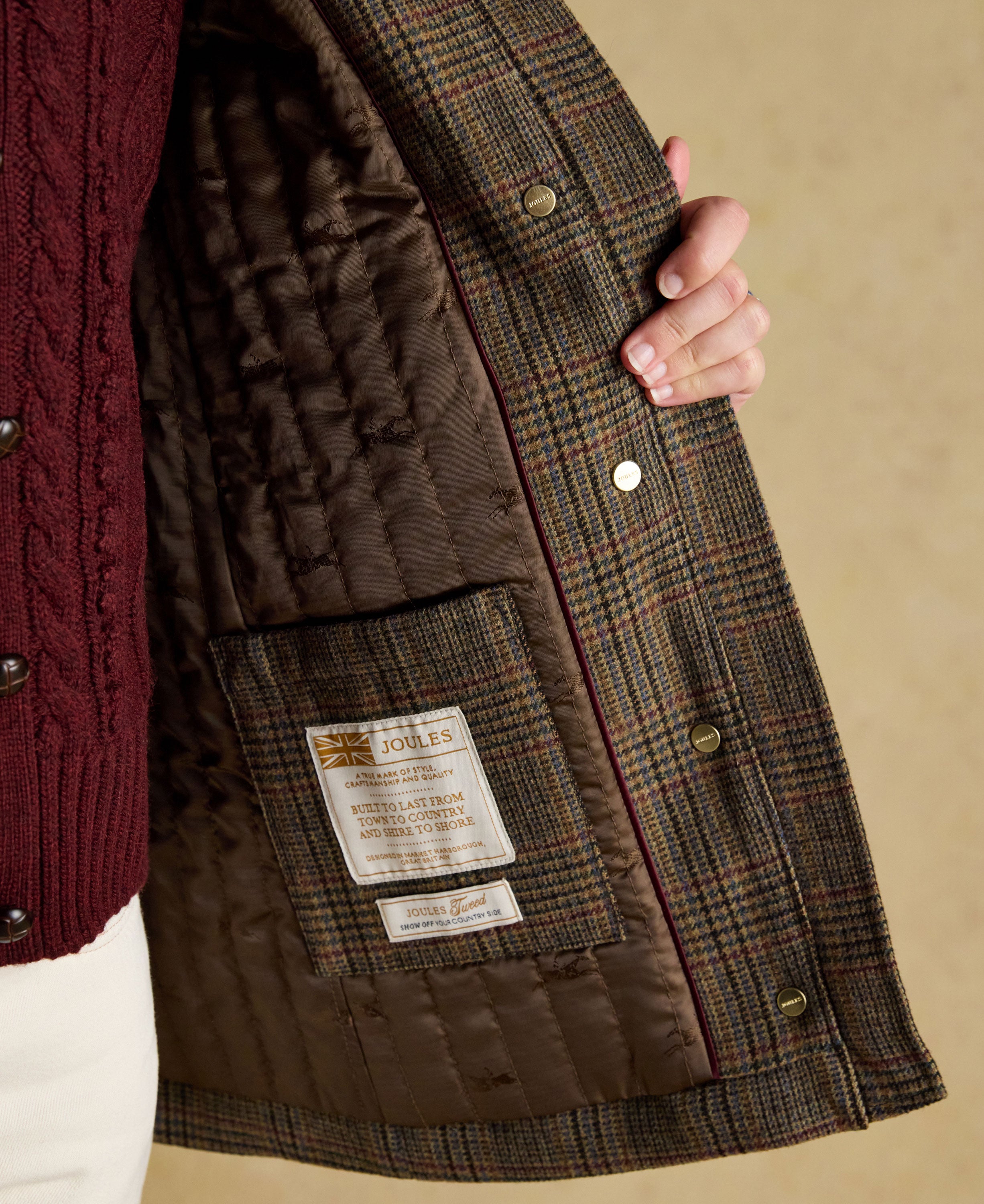 Contemporary Tweed Fieldcoat - Roston Tweed