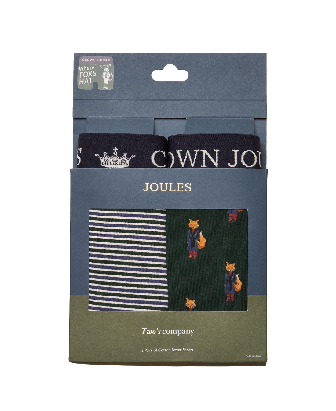 Crown Joules Boxer Shorts - Green