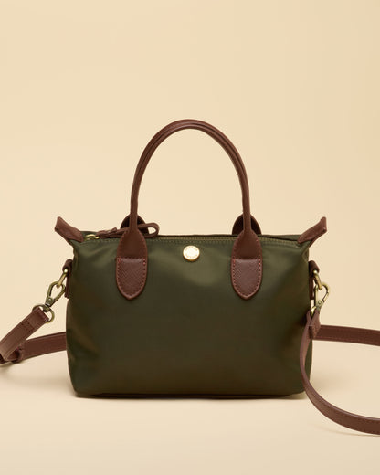 Edie Mini Crossbody Bag - Khaki Green