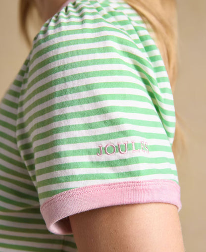 Erin T-Shirt - Green Stripe
