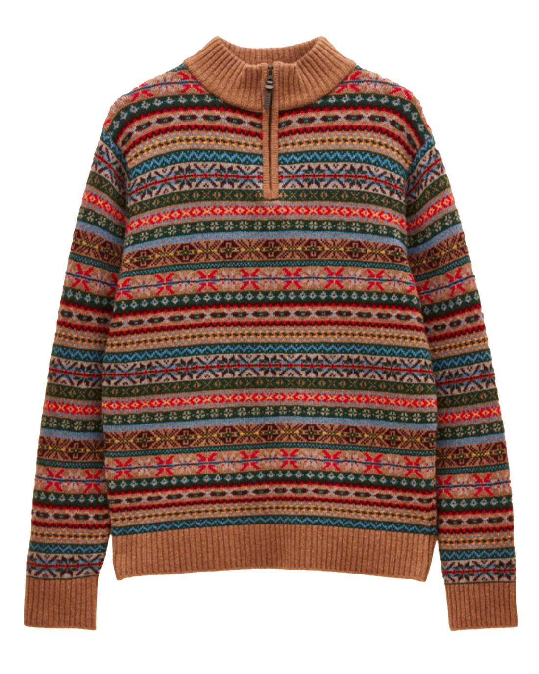 Fairisle 1/4 Zip Jumper - Multi
