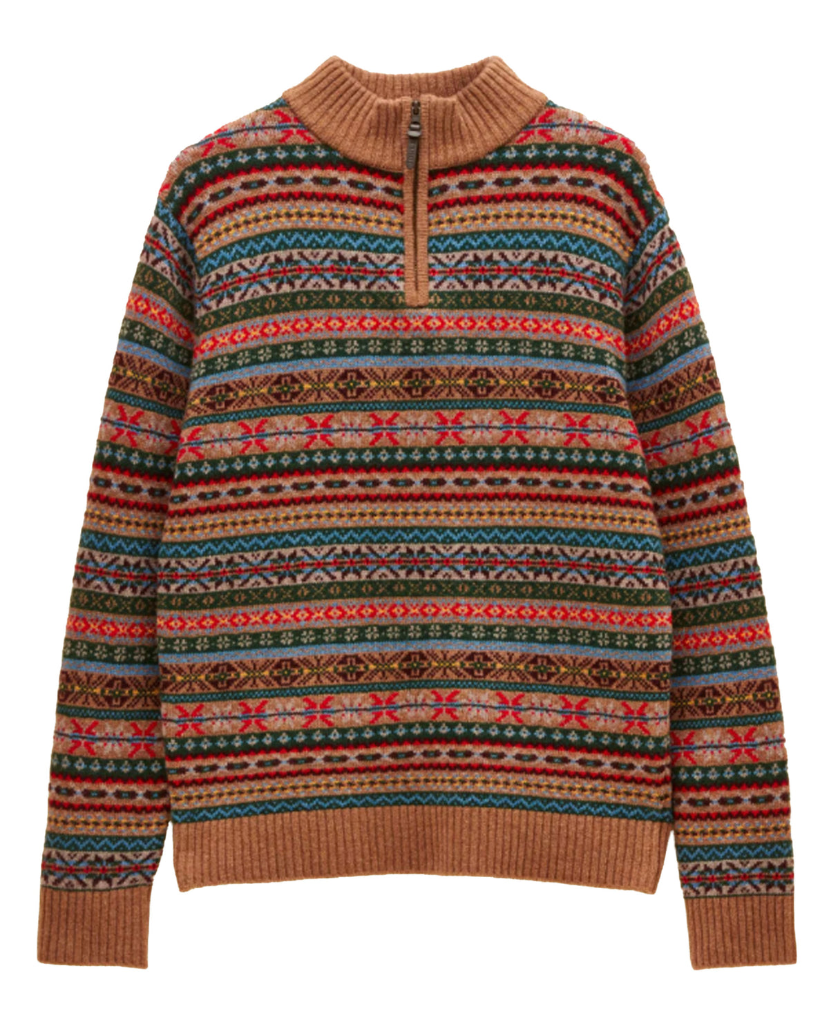 Fairisle 1/4 Zip Jumper - Multi