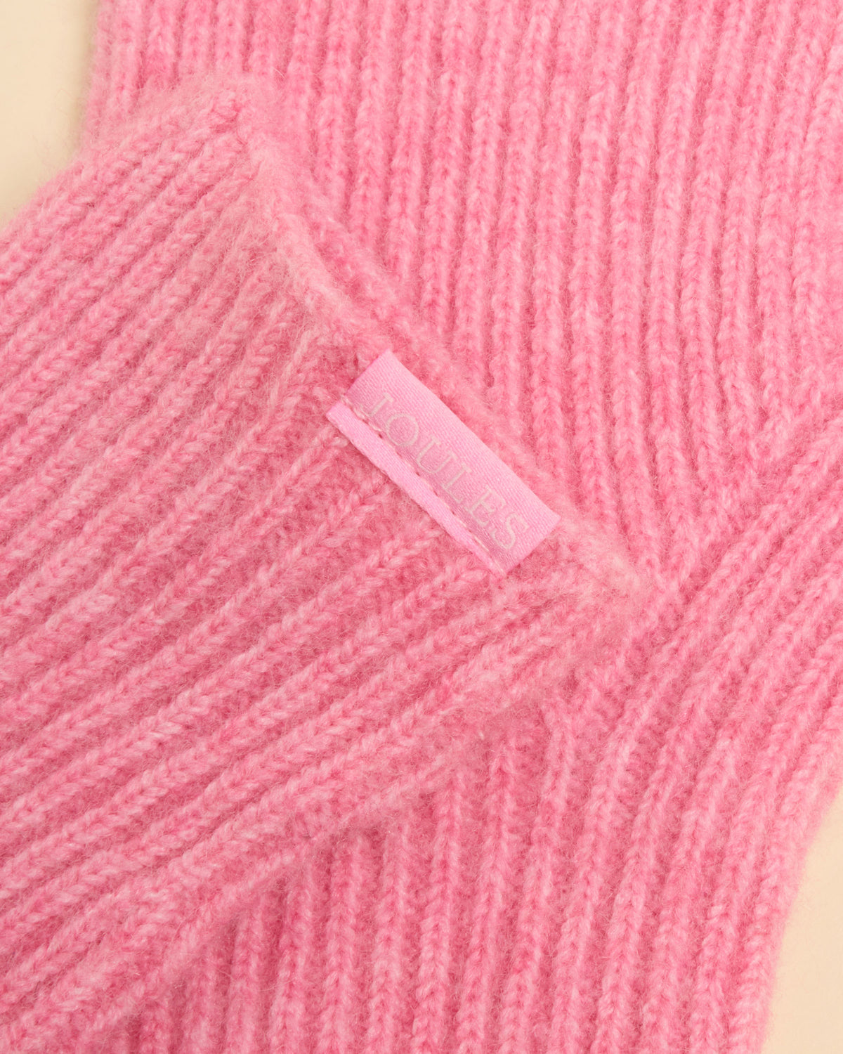 Fine Knit Glove - Pink