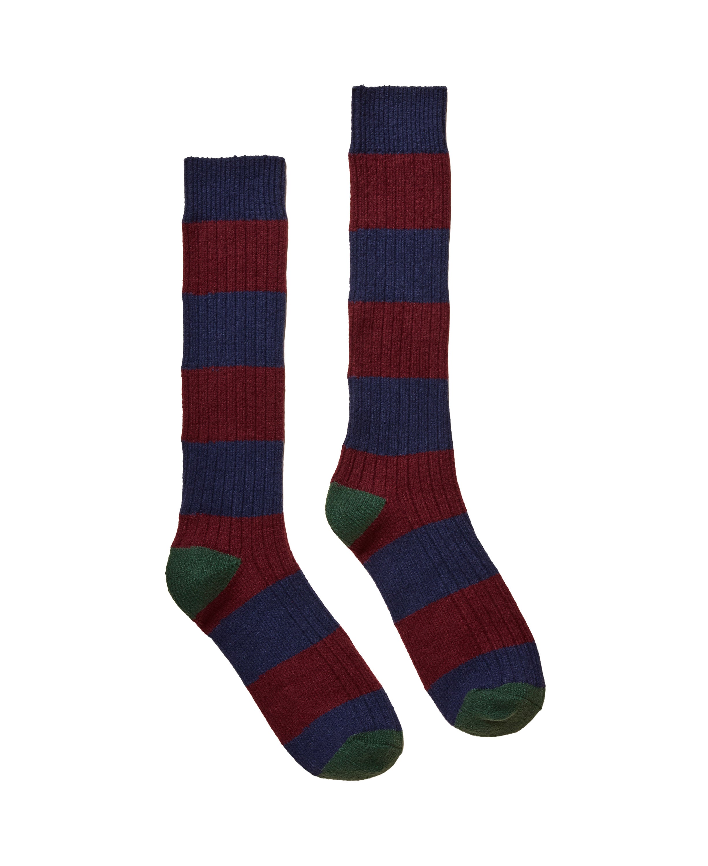 Gibson Socks - Berry/Navy