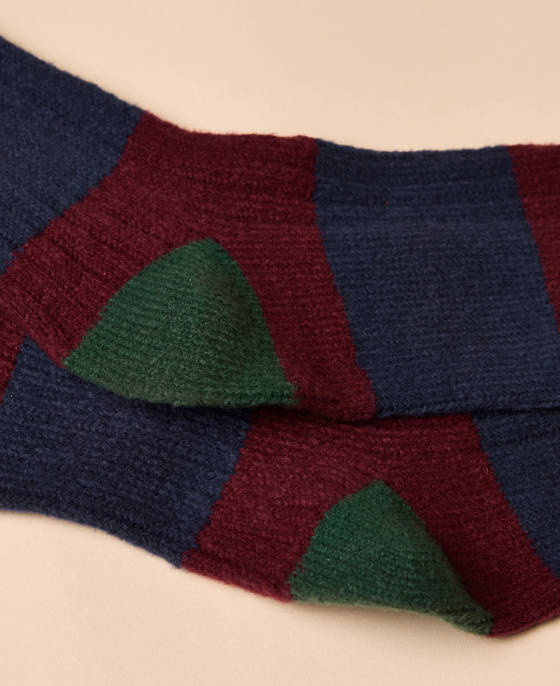Gibson Socks - Berry/Navy