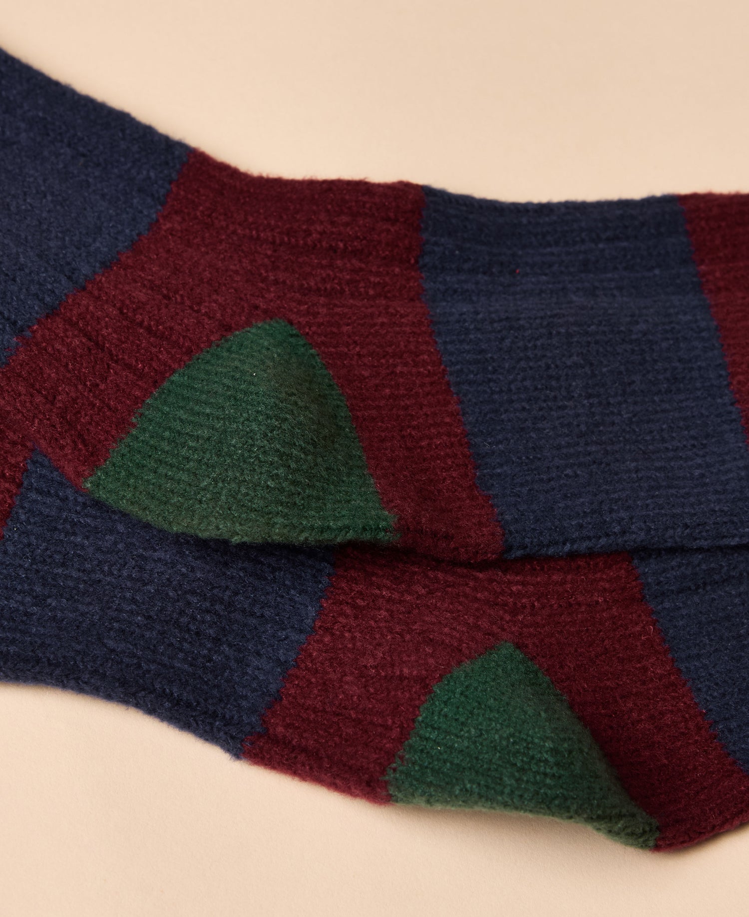 Gibson Socks - Berry/Navy